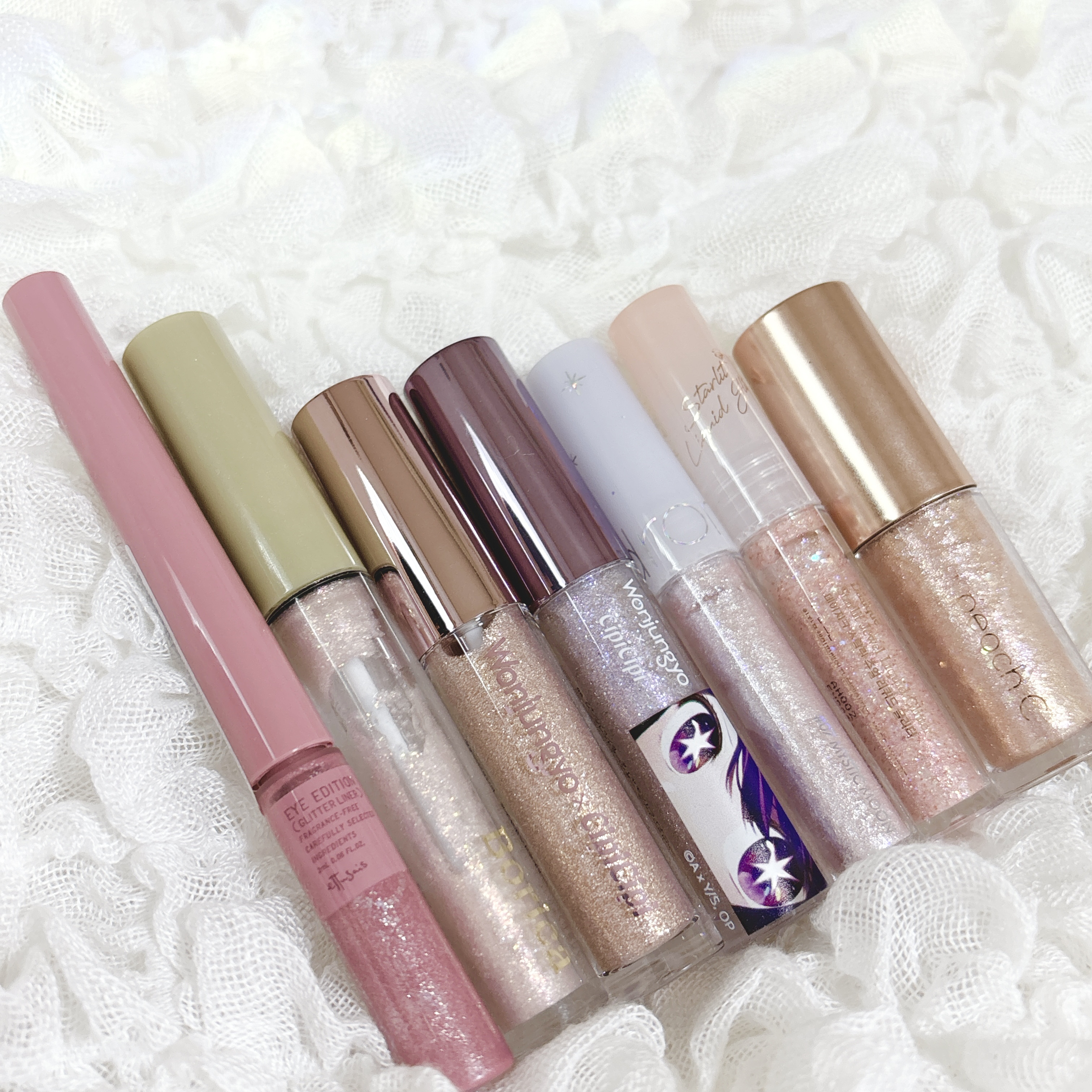 スターリットジュエルリキッドグリッター/dasique/グリッターを使ったクチコミ（2枚目）