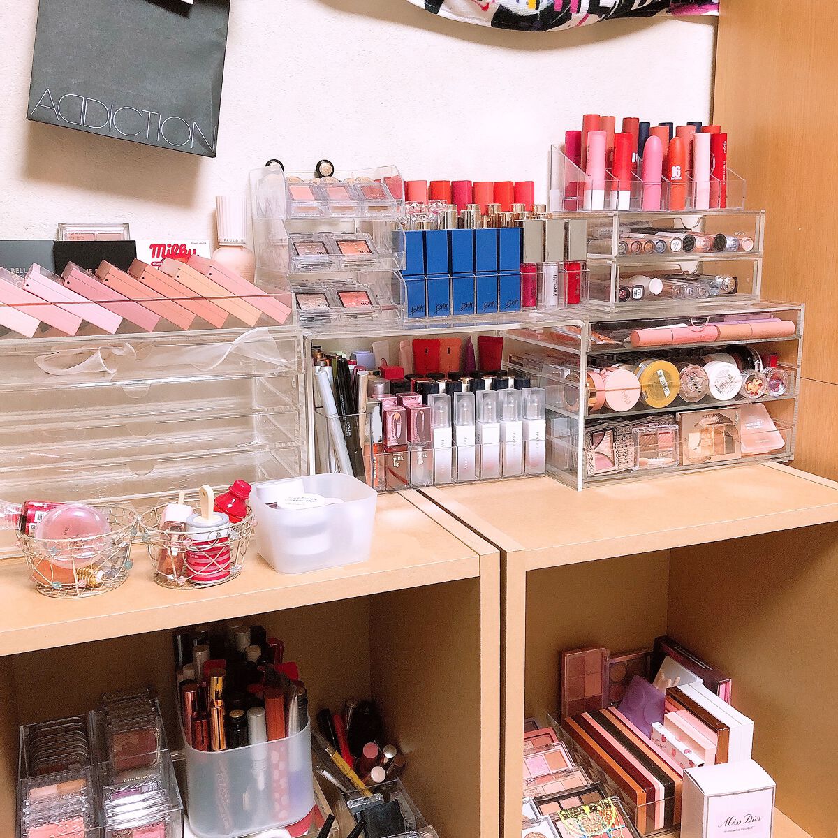 重なるアクリルケース・横型5段/無印良品/その他化粧小物を使ったクチコミ(2枚目)