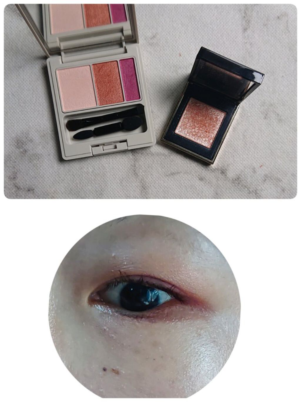 アイカラーパレット/ナチュラグラッセ/アイシャドウパレットを使ったクチコミ（3枚目）