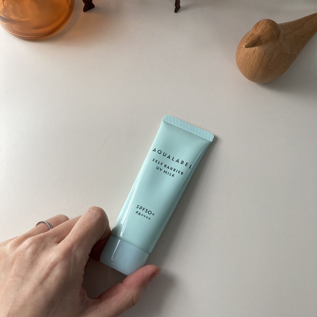 セルフバリア UV ミルク/アクアレーベル/乳液を使ったクチコミ（1枚目）