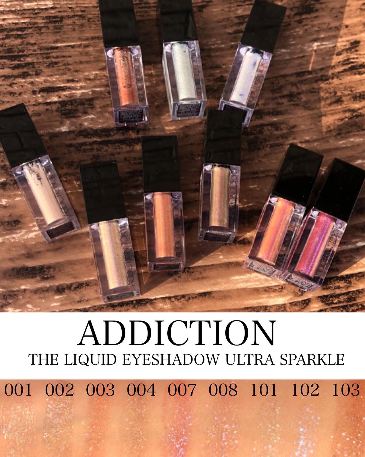 ザ リキッド アイシャドウ　ウルトラスパークル 101 Platinum Mine/ADDICTION/リキッドアイシャドウを使ったクチコミ（1枚目）