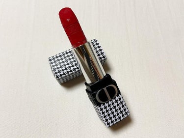 ルージュ ディオール 999V ベルベット<ニュー ルック エディション>（生産終了）/Dior/口紅を使ったクチコミ（2枚目）