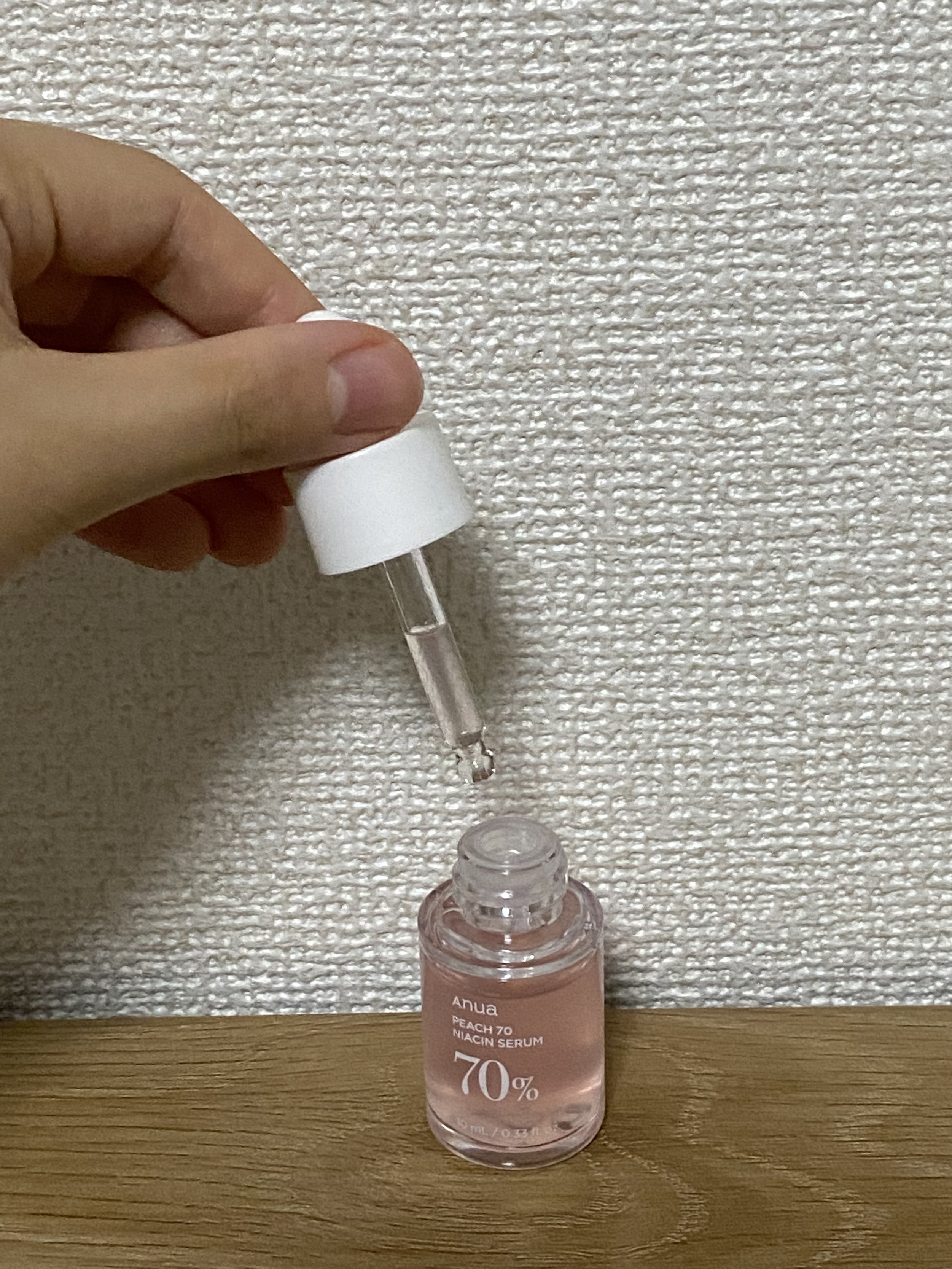 桃70%ナイアシンセラム/Anua/美容液を使ったクチコミ（3枚目）