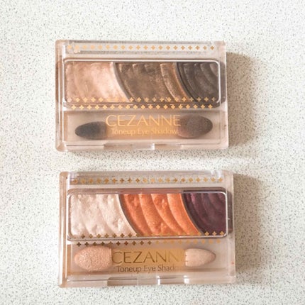 トーンアップアイシャドウ/CEZANNE/アイシャドウパレットを使ったクチコミ(1枚目)
