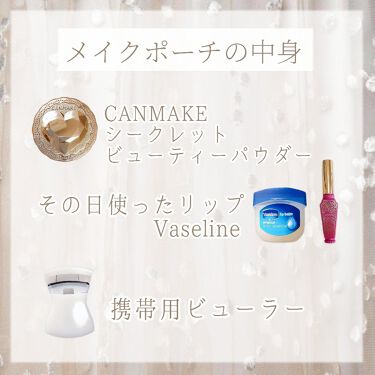 リップティントシロップ キャンメイクを使った口コミ 今回はお出かけ用バッグの中身紹介をします By あゆ 混合肌 代前半 Lips