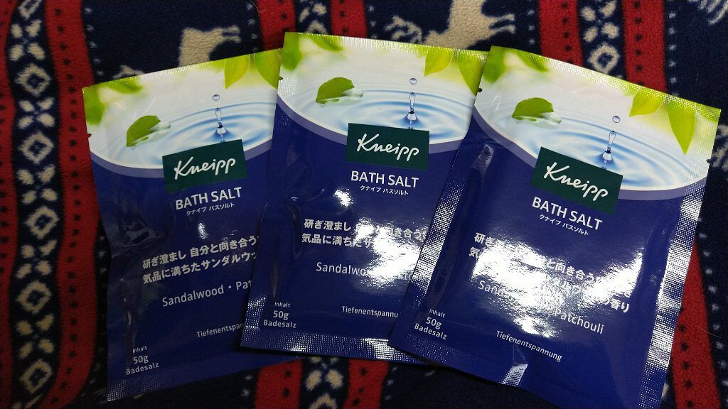 クナイプ バスソルト サンダルウッドの香り/クナイプ/無機塩系入浴剤を使ったクチコミ(1枚目)