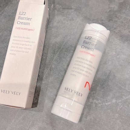 L22バリアクリーム/VELY VELY/フェイスクリームを使ったクチコミ(1枚目)