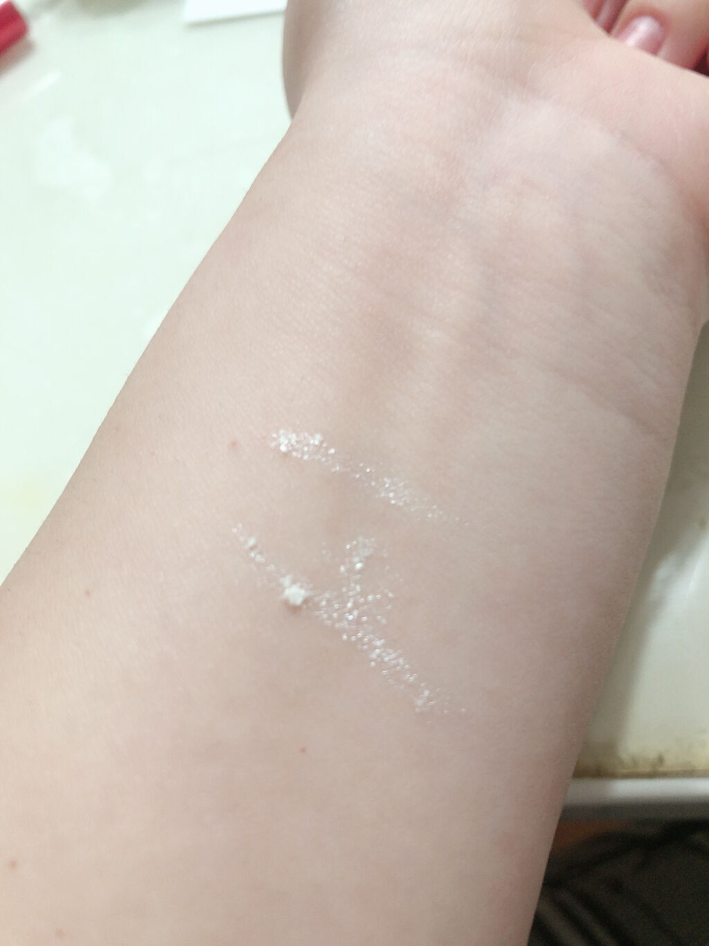  クリーミータッチパール 01 ブライダルホワイト/キャンメイク/ペンシルアイライナーを使ったクチコミ（3枚目）