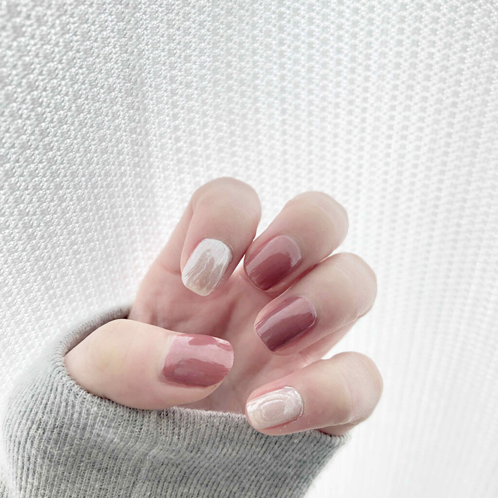 ジェルネイル（ライト対応）/セリア/ジェルネイルを使ったクチコミ（2枚目）