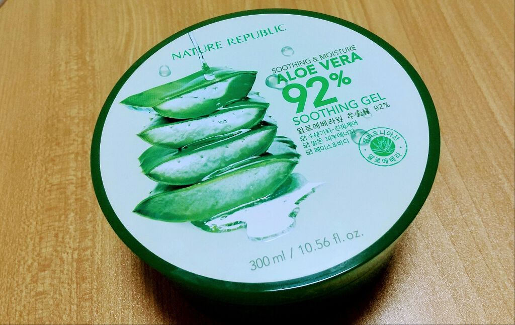 マイルド&モイスチャーアロエジェル/ネイチャーリパブリック/ボディローションを使ったクチコミ(1枚目)