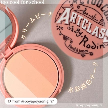 アートクラスバイロダンブラッシャー/too cool for school/パウダーチークを使ったクチコミ(1枚目)