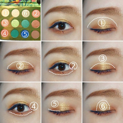 ラッシュライフ/ColourPop/アイシャドウパレットを使ったクチコミ(4枚目)