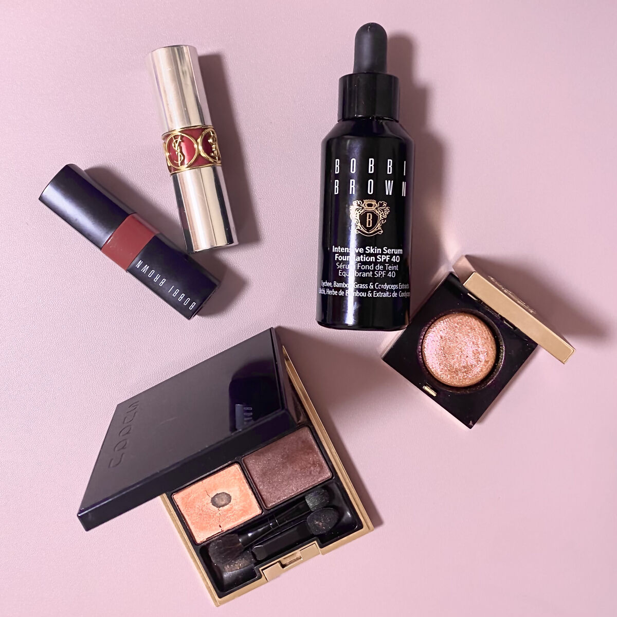 ヴォリュプテ ティントインバーム No.10 セドゥースミーピンク/YVES SAINT LAURENT BEAUTE/口紅を使ったクチコミ（1枚目）