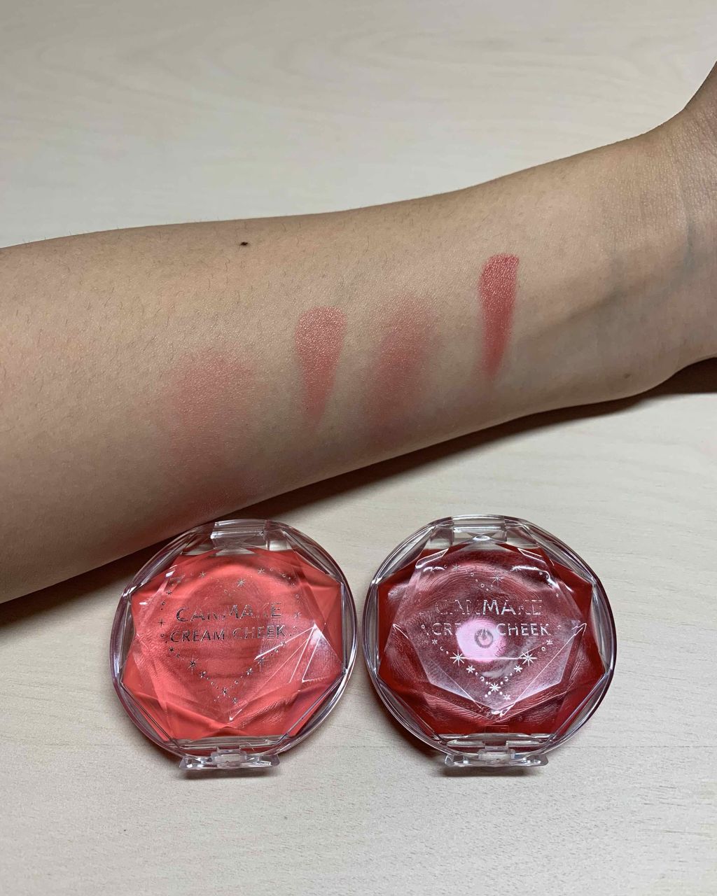 クリームチーク(クリアタイプ)/キャンメイク/ジェル・クリームチークを使ったクチコミ(3枚目)
