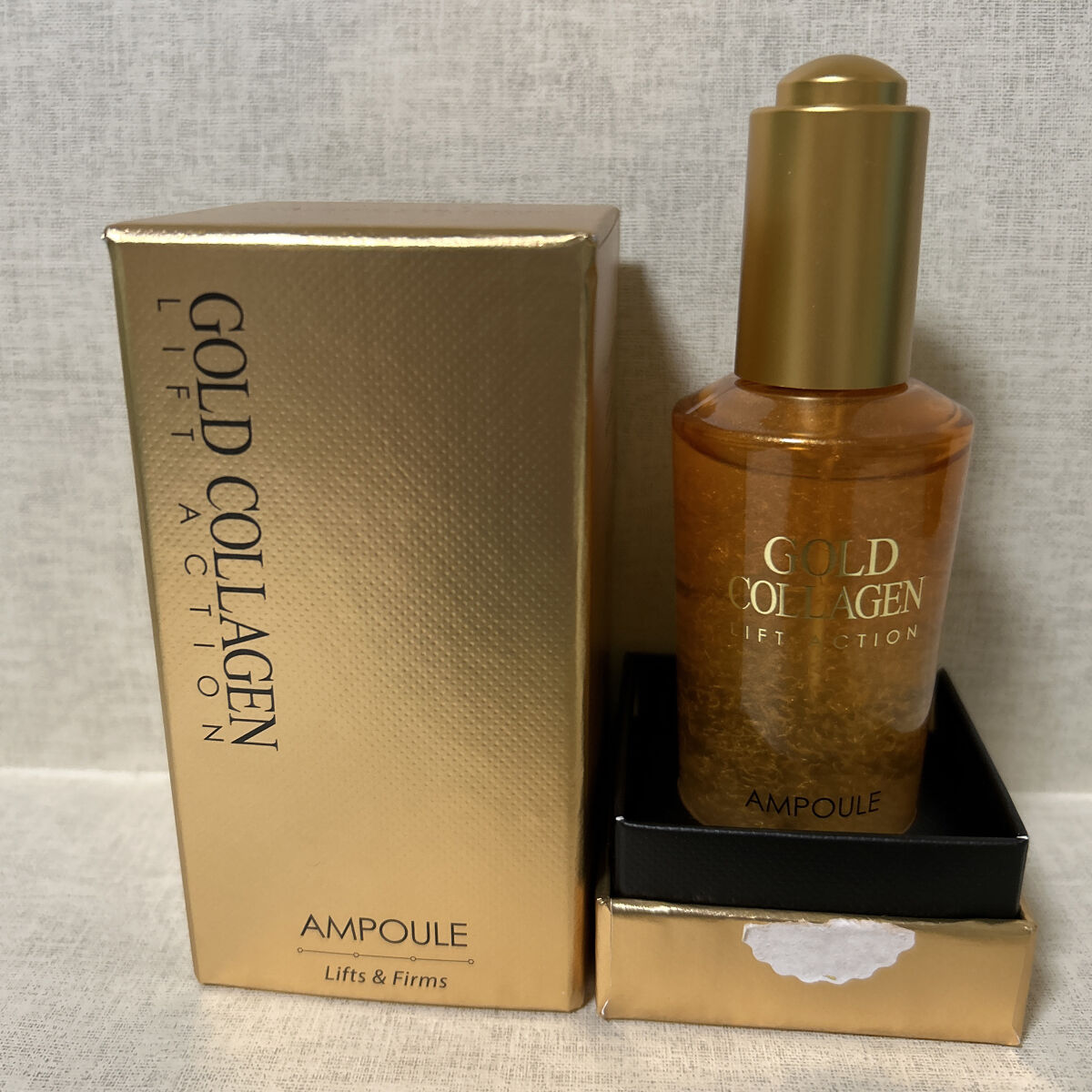 試してみた】SNP 24Kゴールド コラーゲン リフトアクションアンプルの