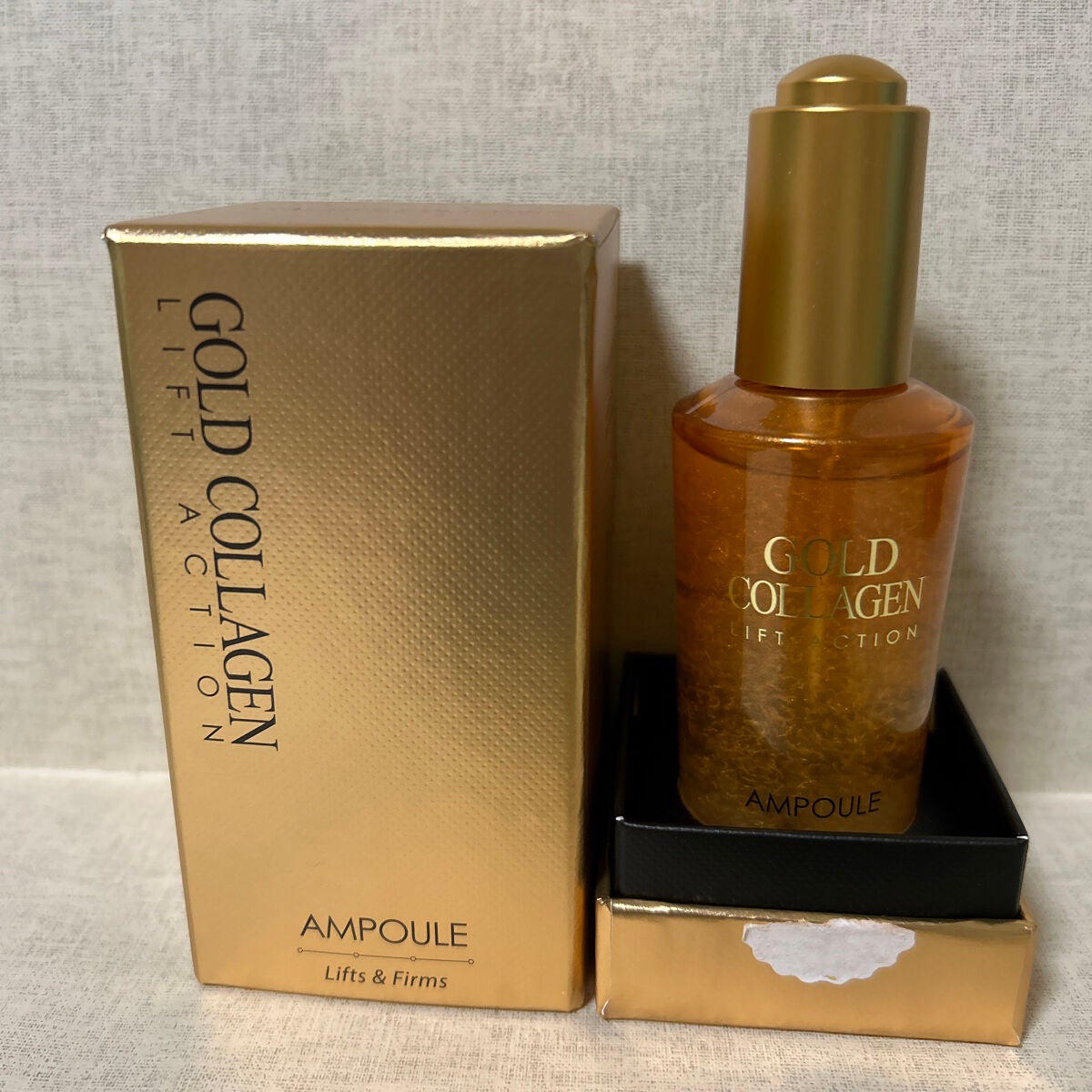 24Kゴールド コラーゲン リフトアクションアンプル/SNP/美容液を使ったクチコミ(1枚目)