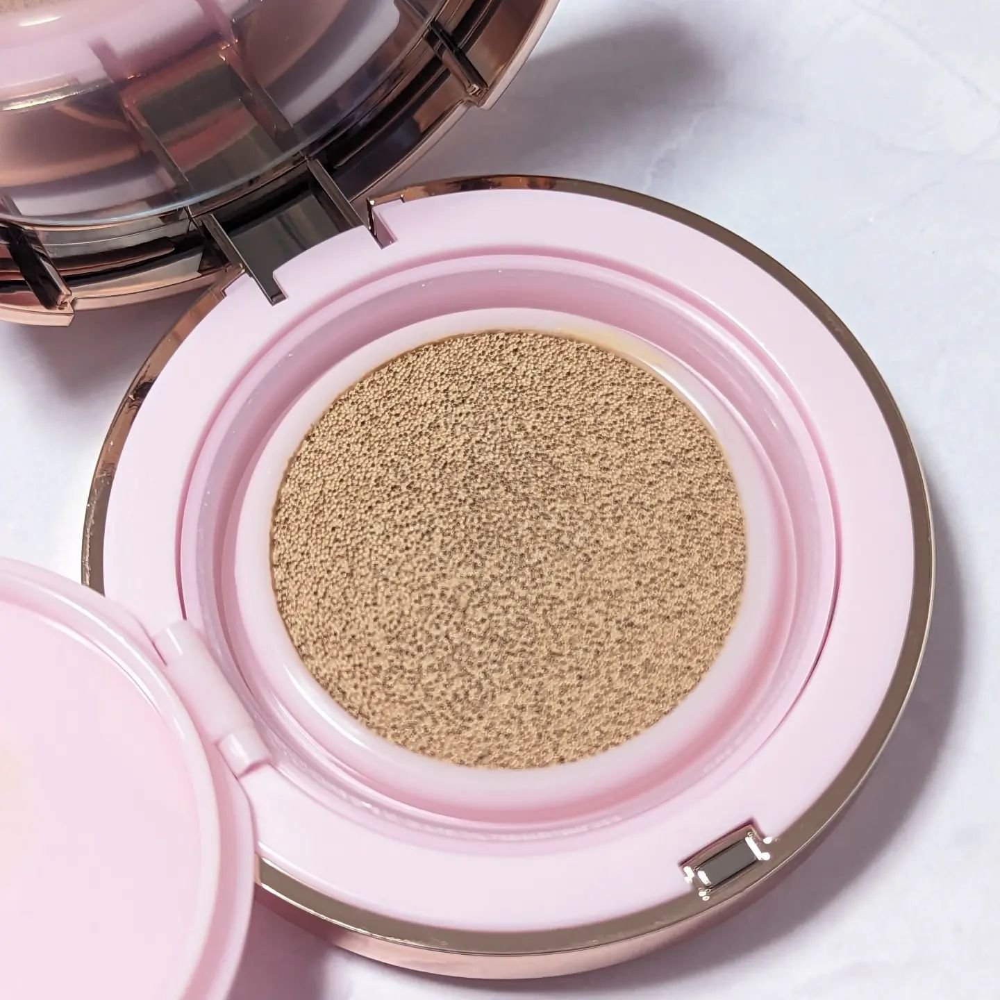 ピンクティーツリーカバークッション/APLIN/クッションファンデーションを使ったクチコミ（3枚目）