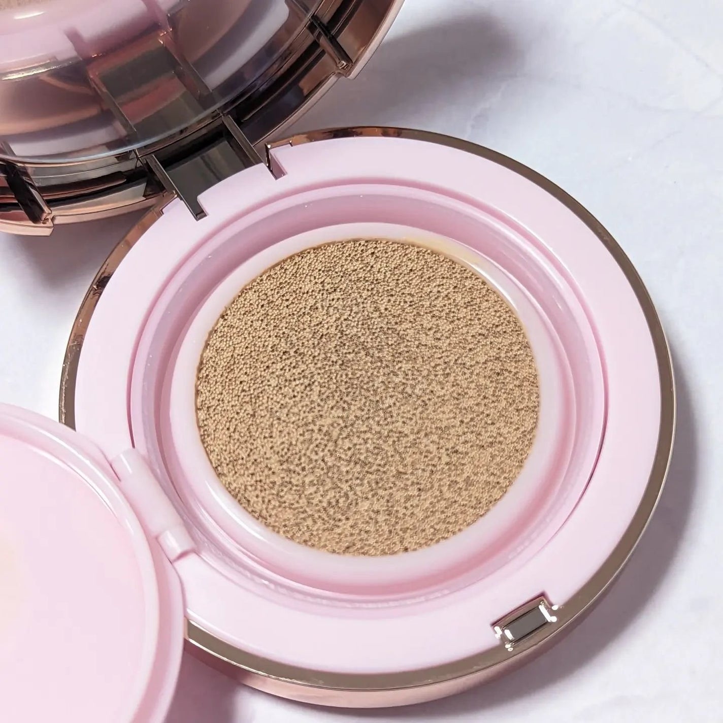 ピンクティーツリーカバークッション/APLIN/クッションファンデーションを使ったクチコミ(3枚目)