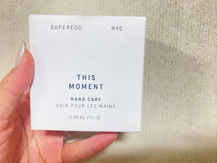 ディス モーメント ハンドケア/SUPEREGG /ハンドクリームを使ったクチコミ(1枚目)