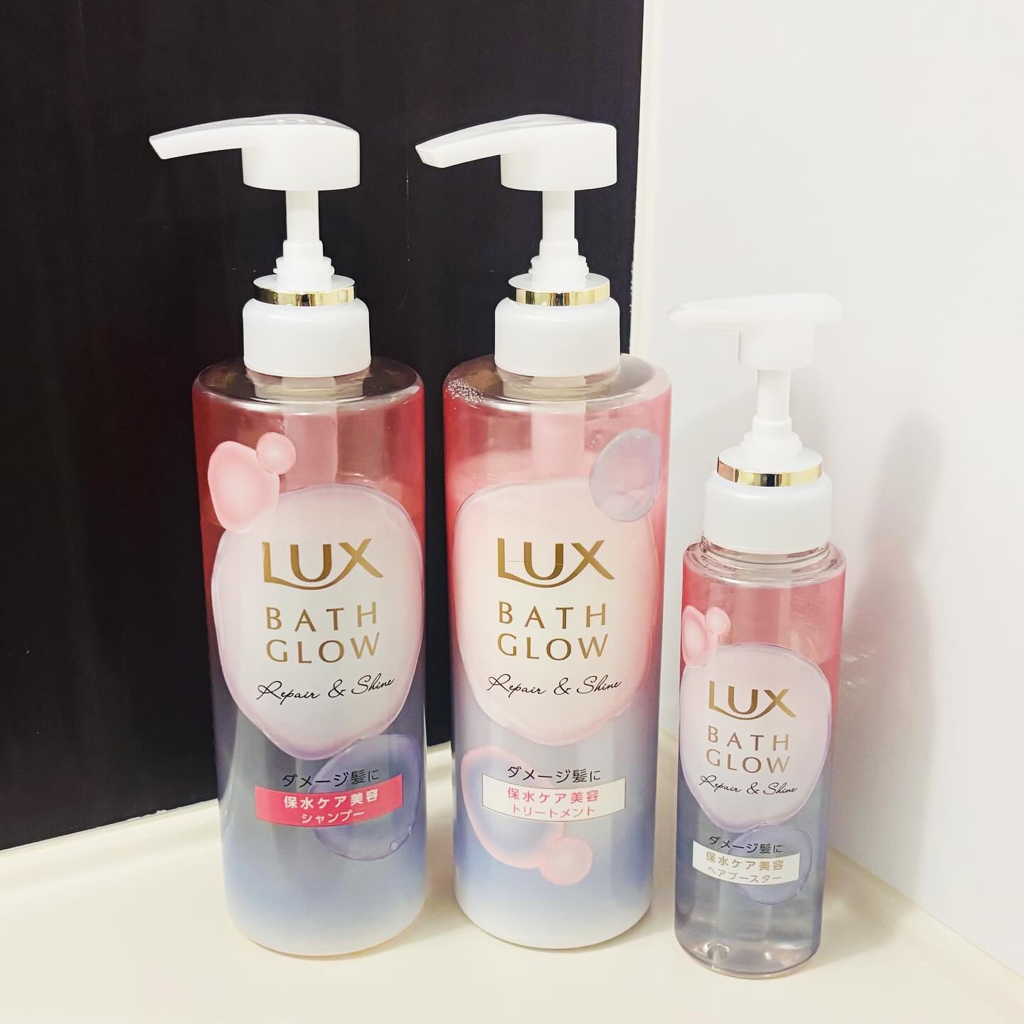 ラックス バスグロウ リペア＆シャイン ヘアブースター/LUX/洗い流すヘアトリートメントを使ったクチコミ（2枚目）