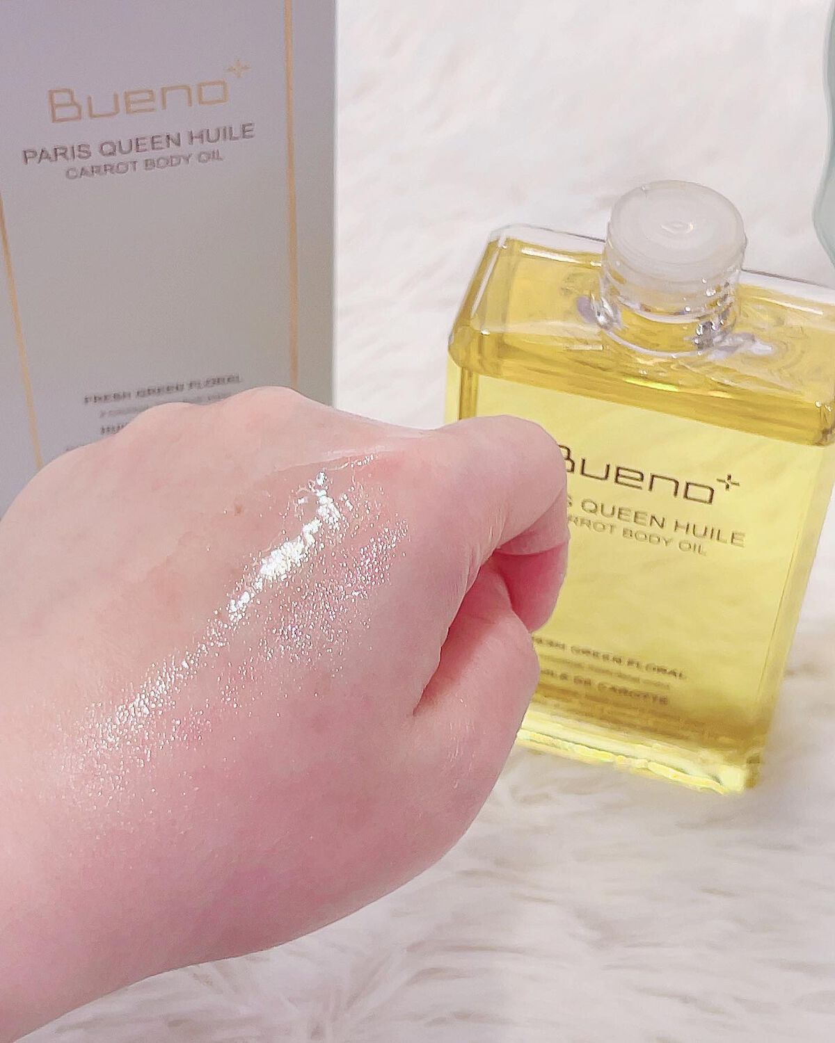 みちねえ フォロバ on LIPS 「・・ベタつきにくいボディオイルが欲しい方へ♩@bueno_jp..」(4枚目)