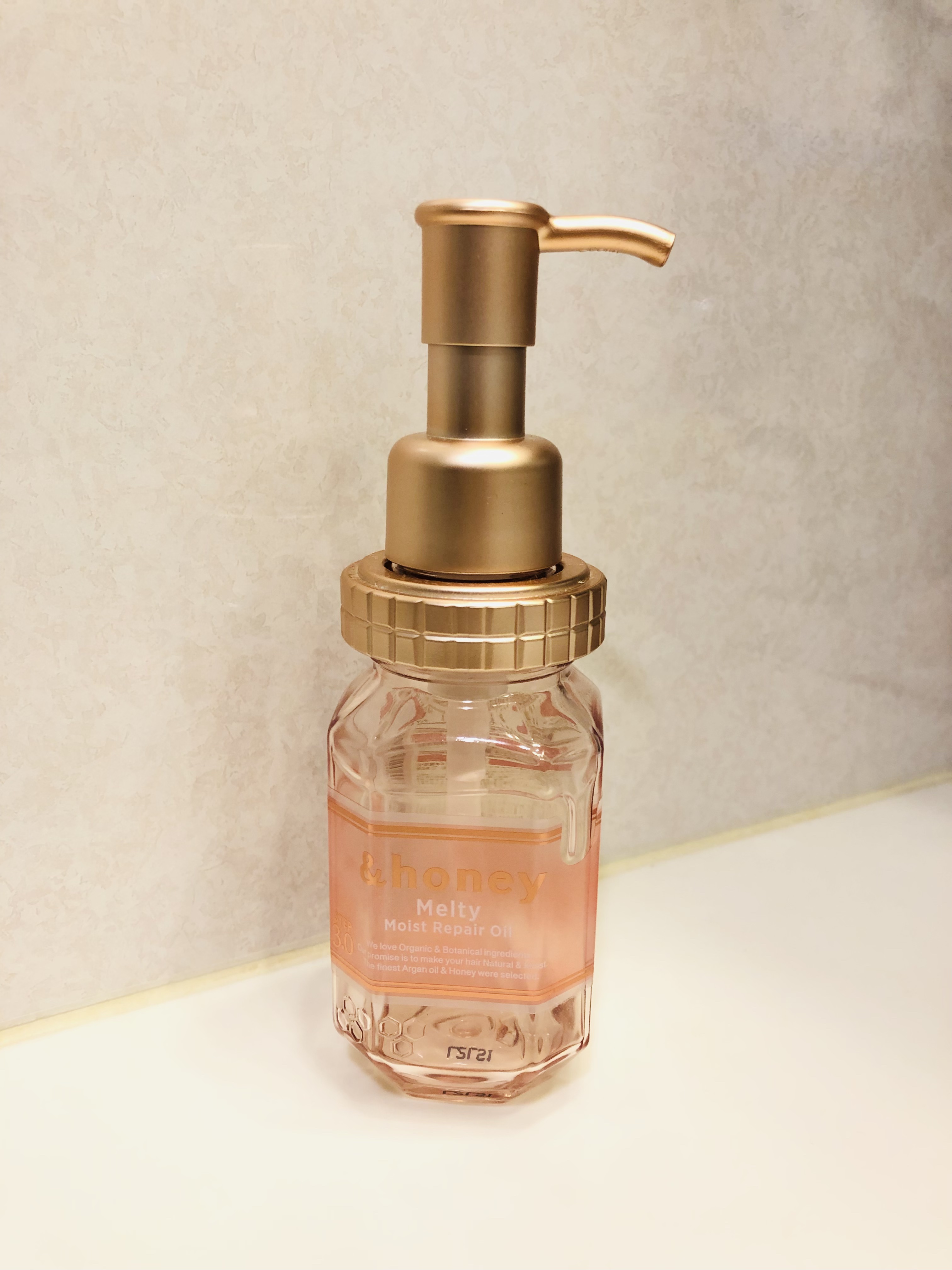 &honey メルティ モイストリペア ヘアオイル 3.0/&honey/ヘアオイルを使ったクチコミ（1枚目）