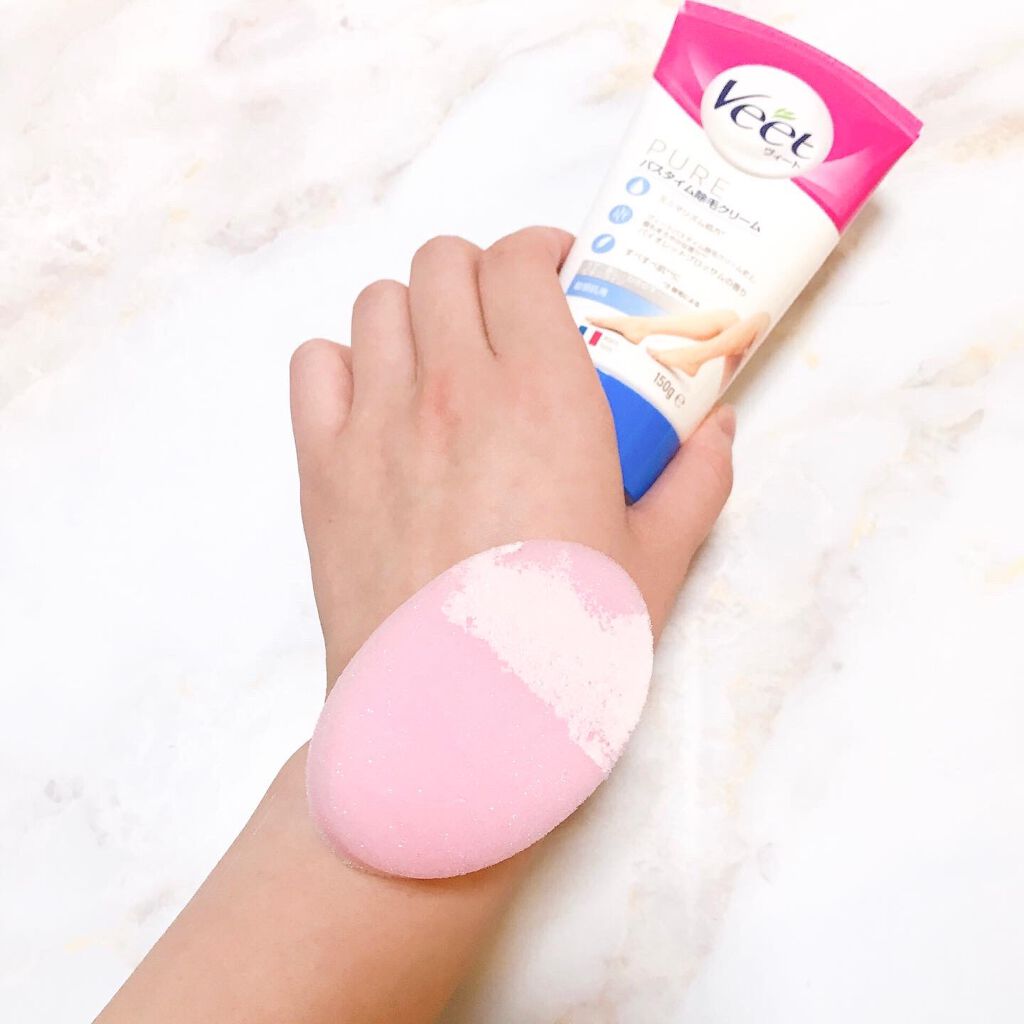 ヴィート ピュアバスタイム除毛クリーム 敏感肌用/Veet/除毛クリームを使ったクチコミ(7枚目)