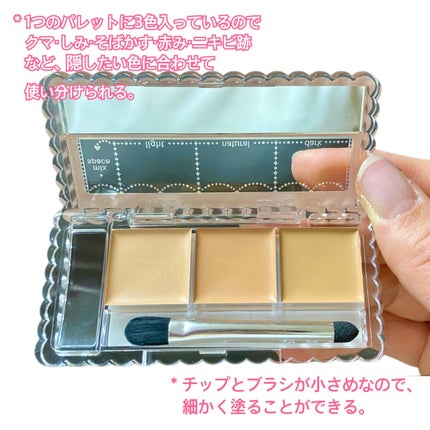 カラーミキシングコンシーラー/キャンメイク/パレットコンシーラーを使ったクチコミ(4枚目)