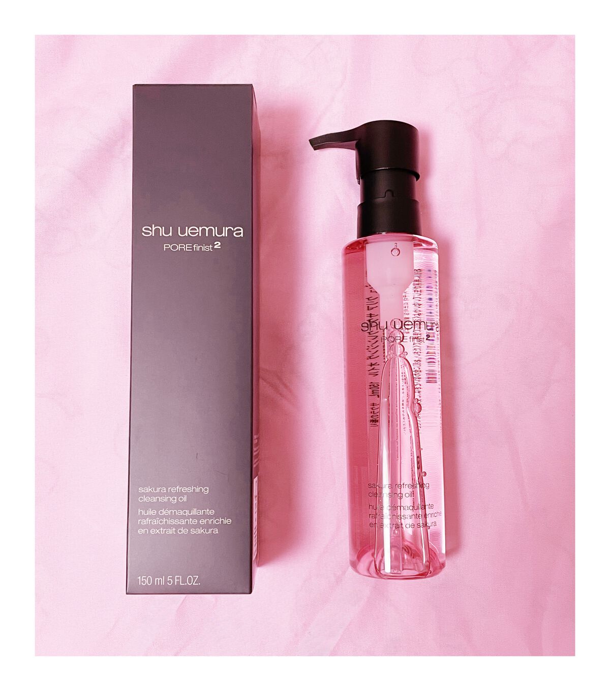 フレッシュ クリア サクラ クレンジング オイル/shu uemura/オイルクレンジングを使ったクチコミ(1枚目)