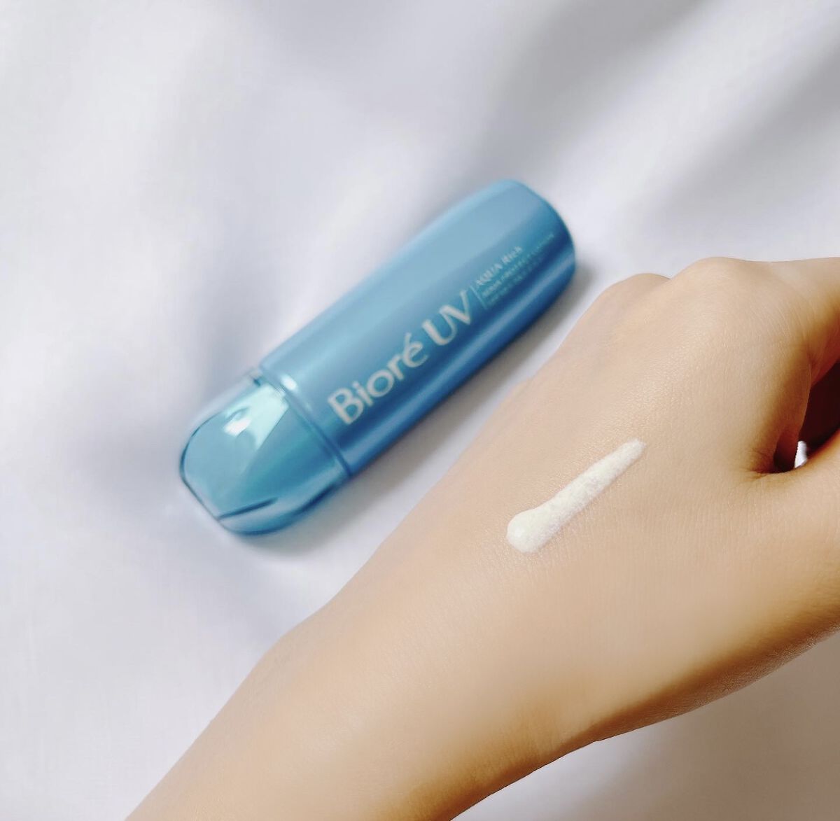 ビオレUV アクアリッチ アクアプロテクトローション(水層パック)/ビオレ/日焼け止めローションを使ったクチコミ（2枚目）