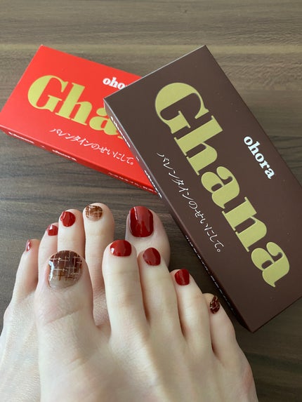 セミキュアジェルネイル(ハンド)/ohora/ネイルシールを使ったクチコミ(1枚目)