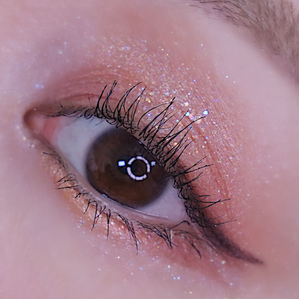 グリッター シャドウ カラー/rom&nd/グリッターを使ったクチコミ(1枚目)