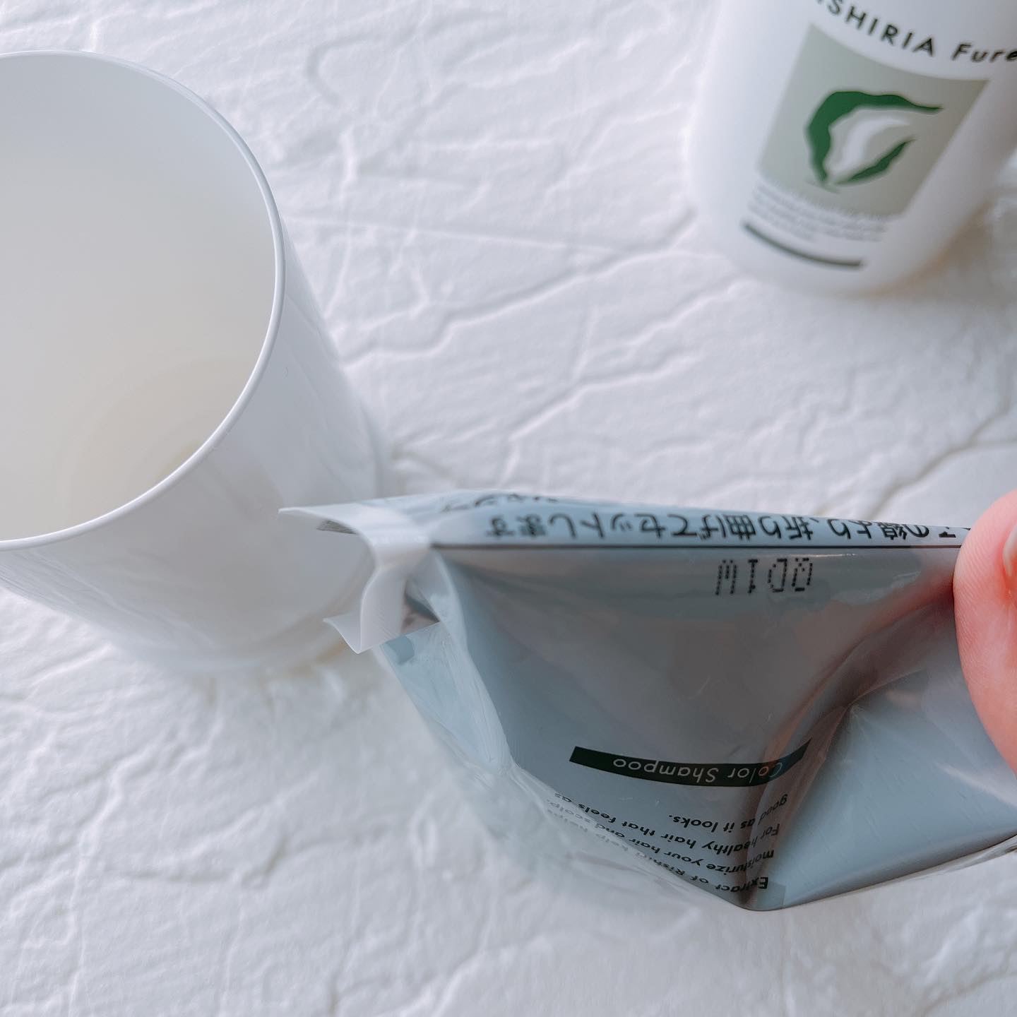 カラーシャンプー モカブラウン/RISHIRIA Furel/市販シャンプーを使ったクチコミ（2枚目）