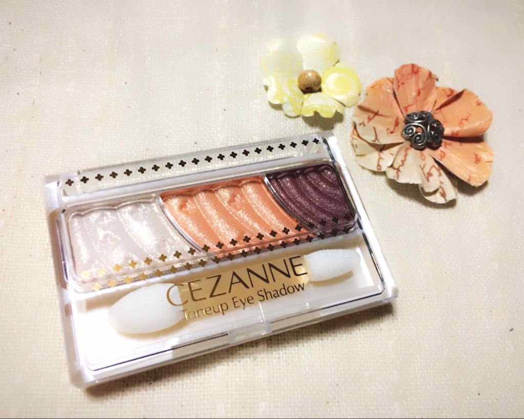トーンアップアイシャドウ/CEZANNE/アイシャドウパレットを使ったクチコミ(2枚目)