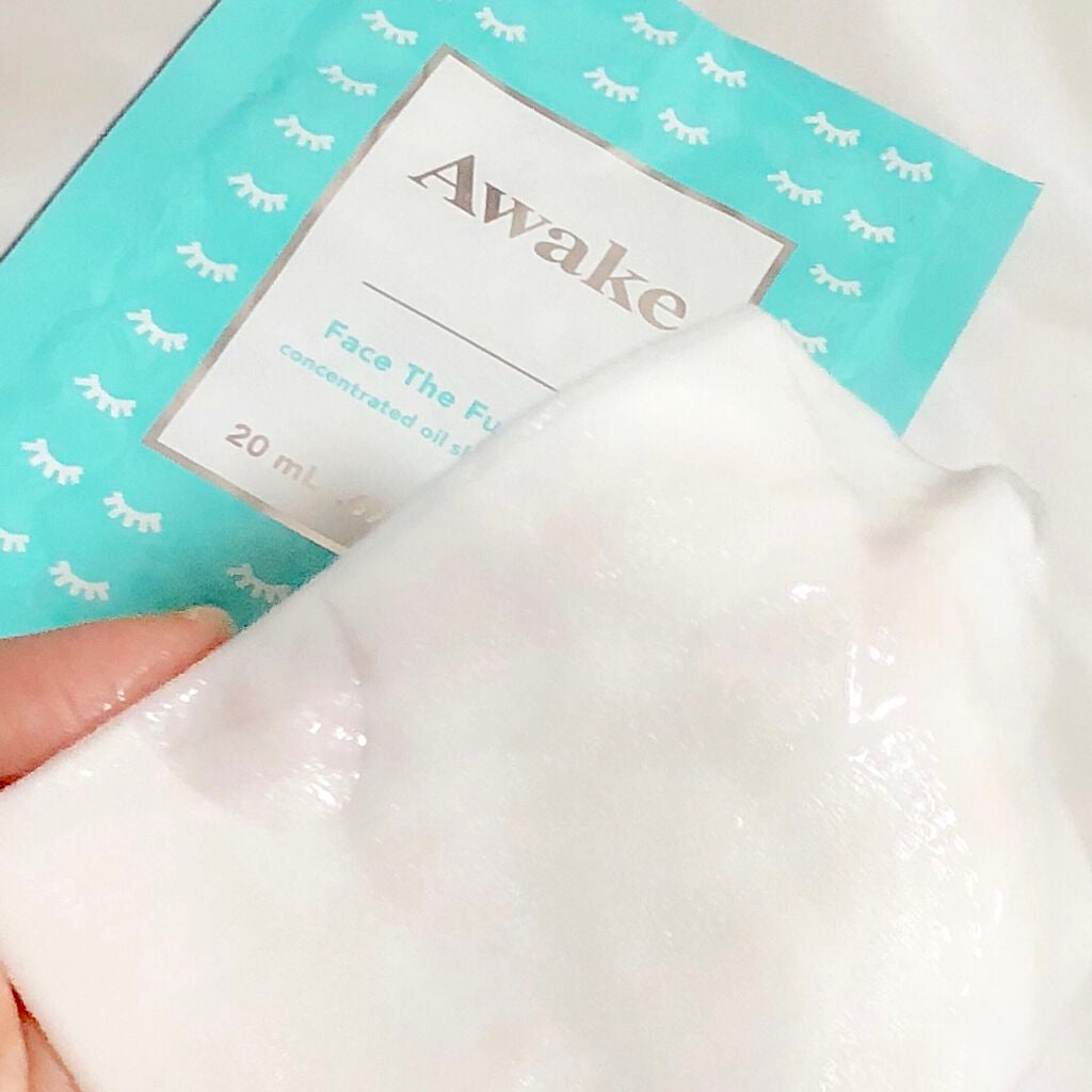 フェイスザフューチャー コンセントレイティッド オイルシートマスク/Awake/シートマスク・パックを使ったクチコミ(2枚目)
