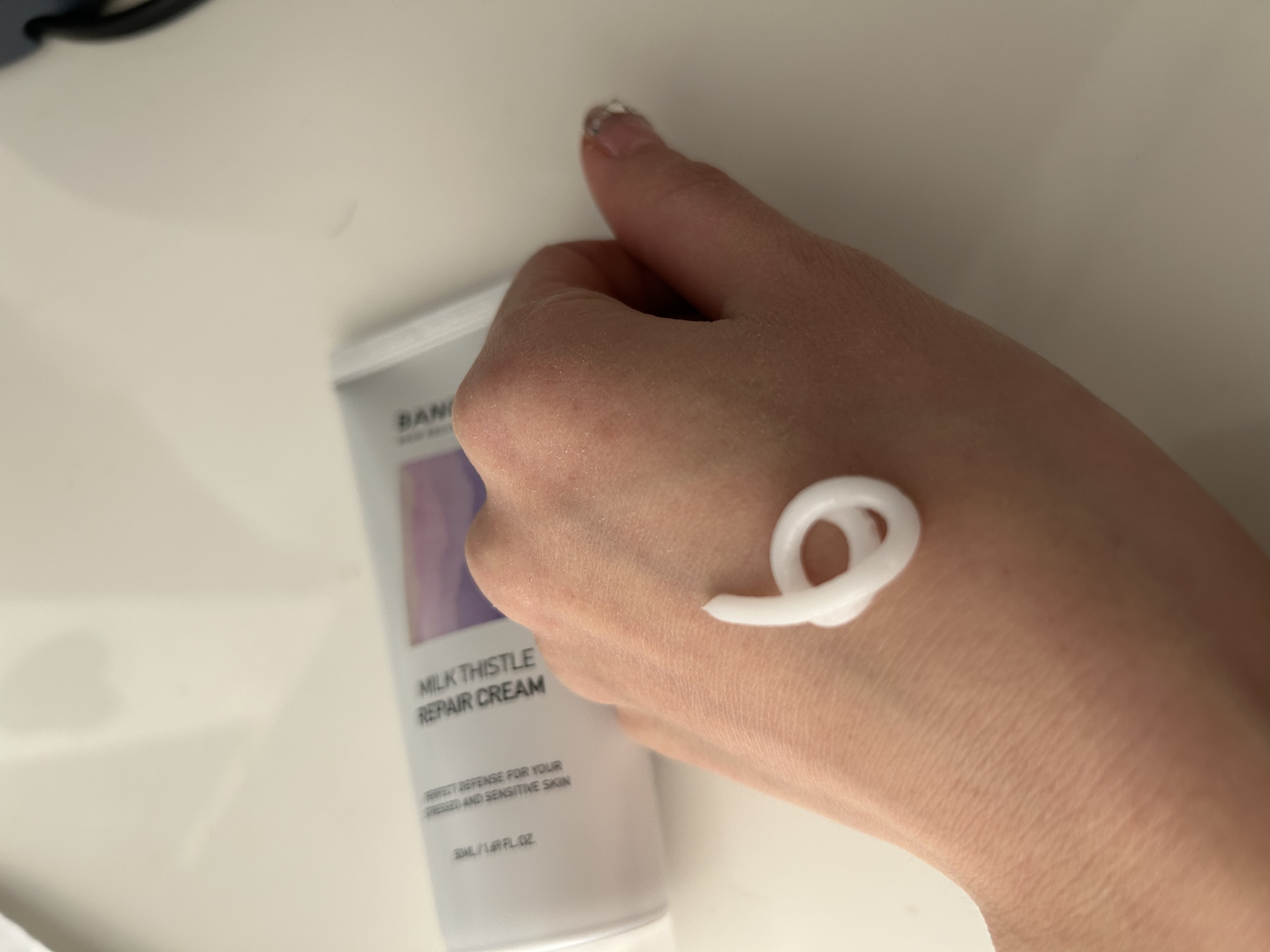 ミルクシスル リペアクリーム/BANOBAGI/フェイスクリームを使ったクチコミ（1枚目）