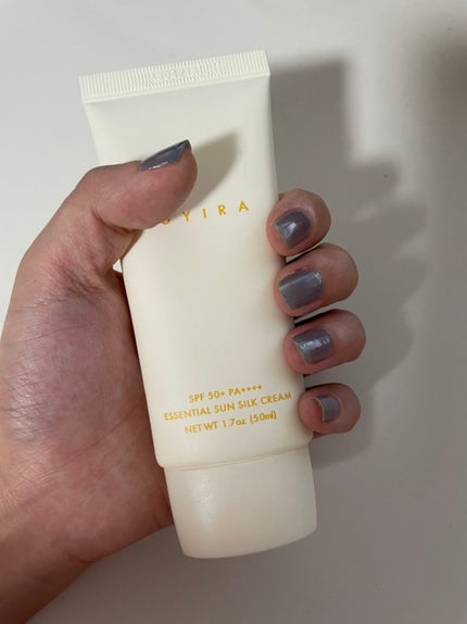 エッセンシャルサンシルククリーム/EUYIRA/日焼け止めクリームを使ったクチコミ(1枚目)
