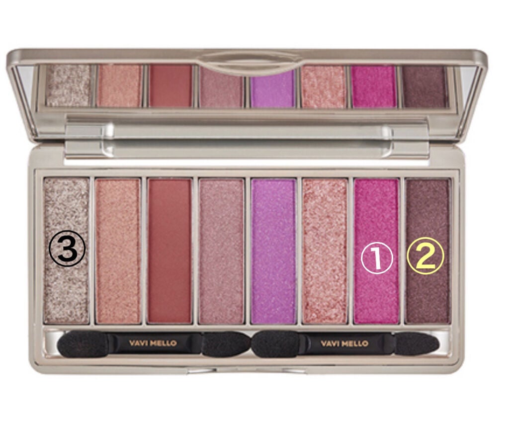 ファーストコレクションアイズ/VAVI MELLO/アイシャドウパレットを使ったクチコミ(2枚目)
