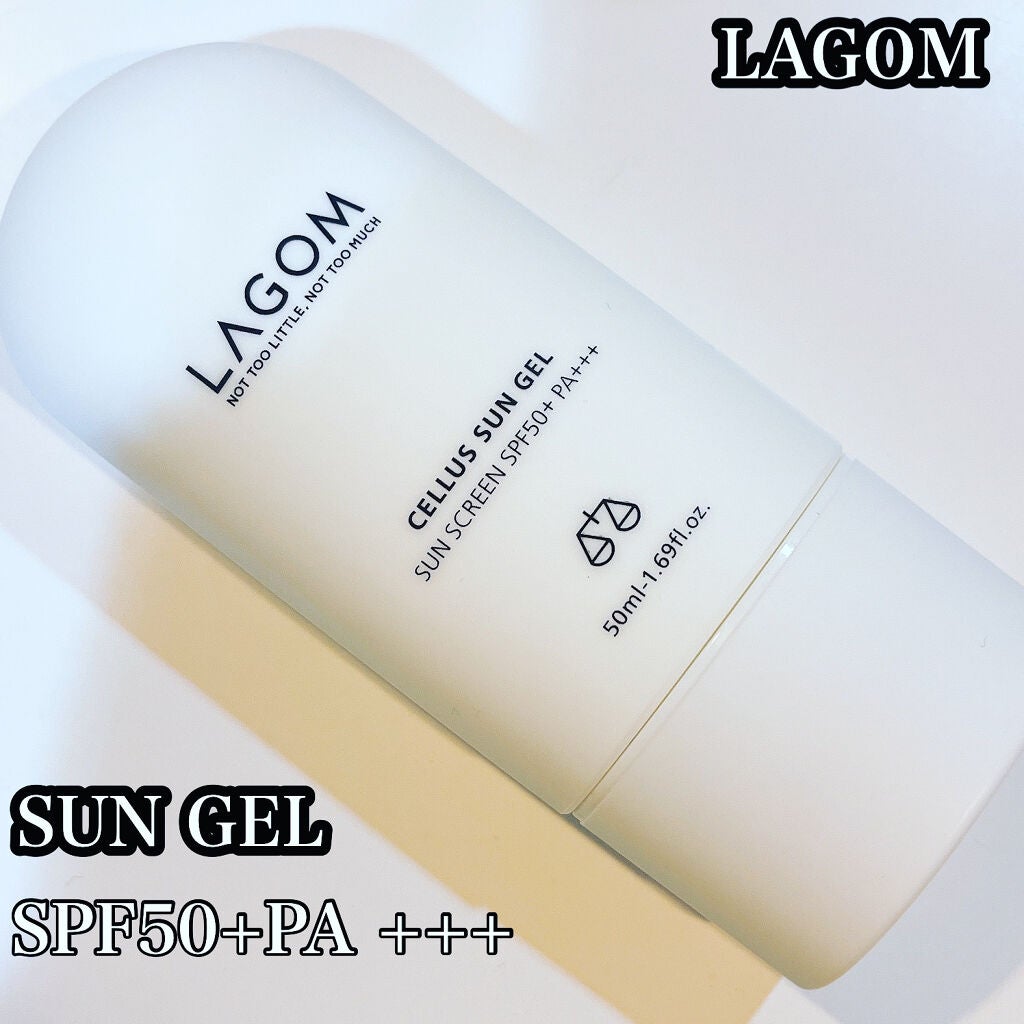 サンジェル SPF50+/PA+++/LAGOM /日焼け止め・UVケアを使ったクチコミ(1枚目)