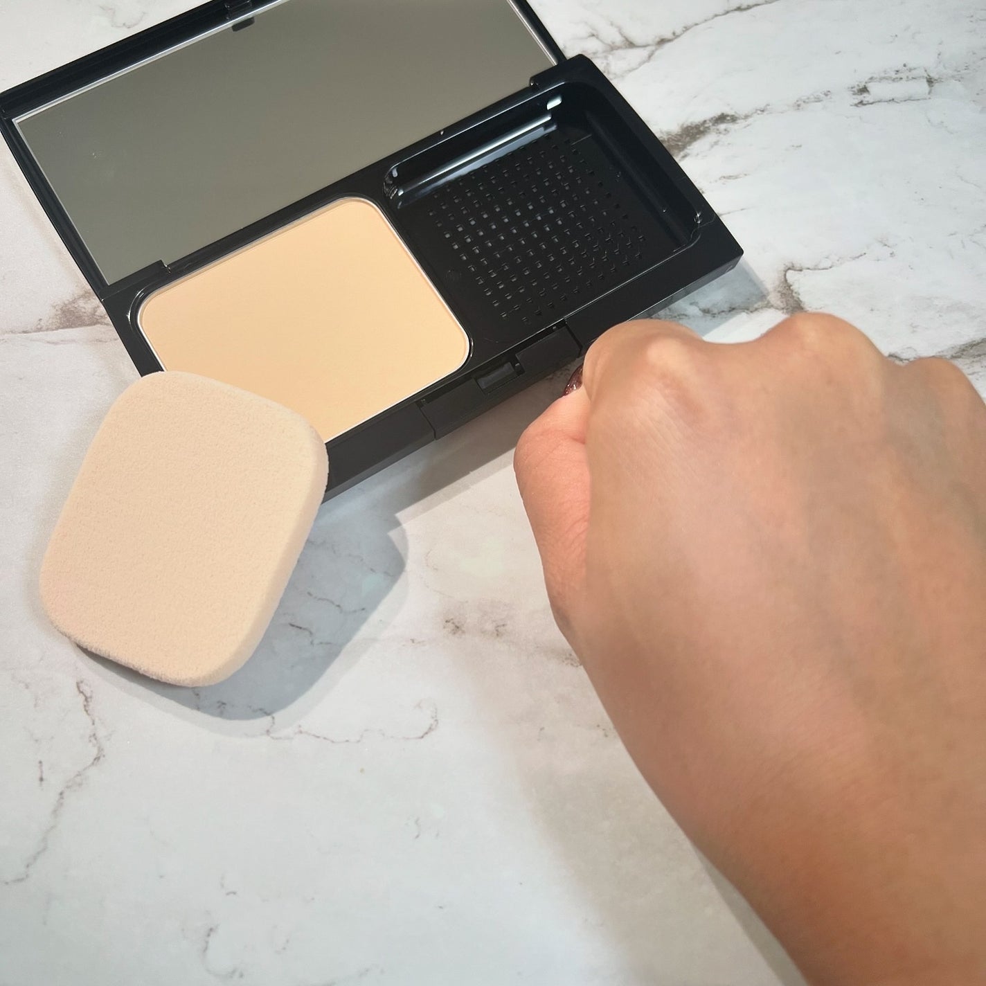 ステージパウダー/アンジエンド/パウダーファンデーションを使ったクチコミ(2枚目)