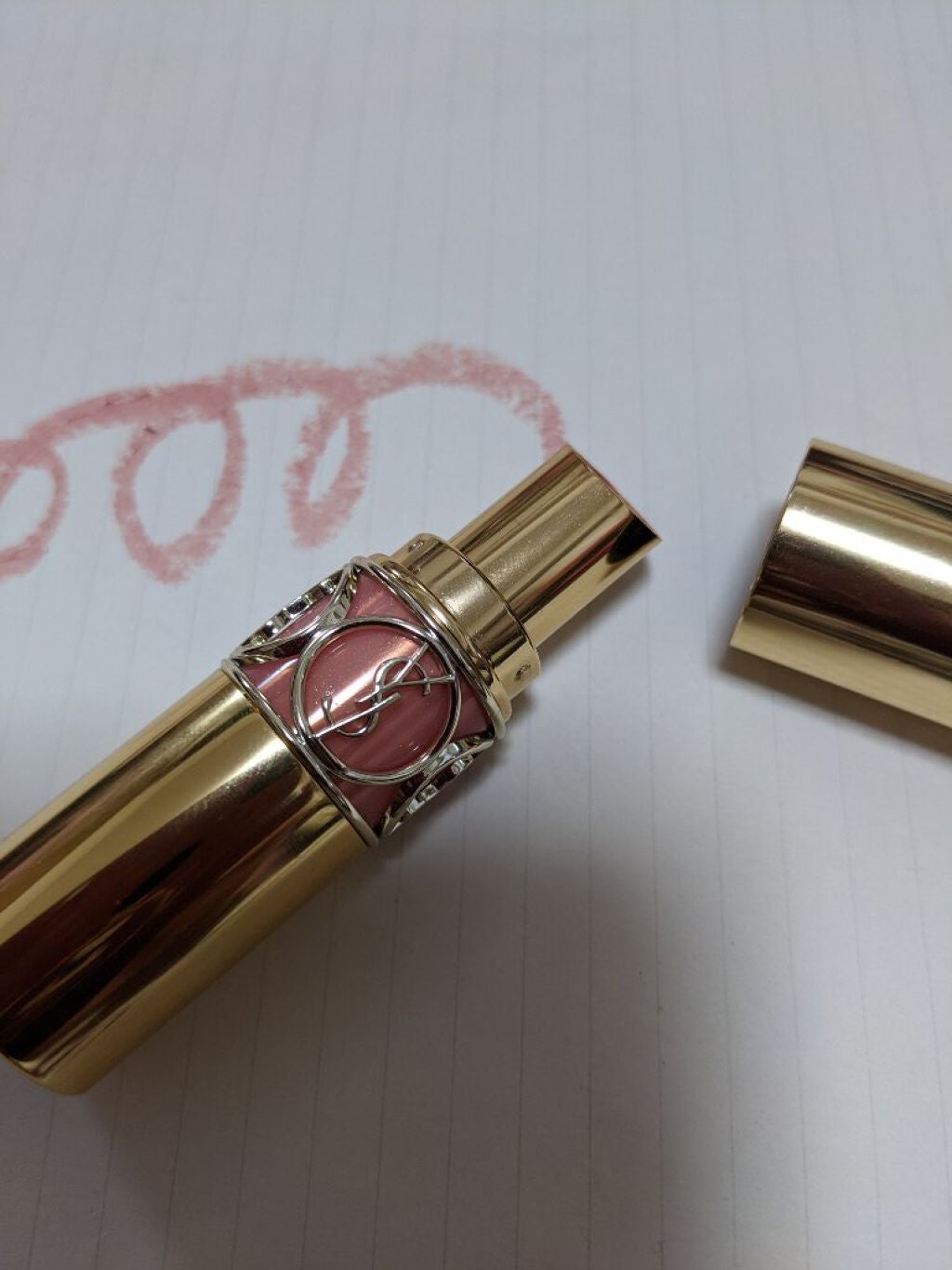 ルージュ ヴォリュプテ シャイン/YVES SAINT LAURENT BEAUTE/口紅を使ったクチコミ(10枚目)