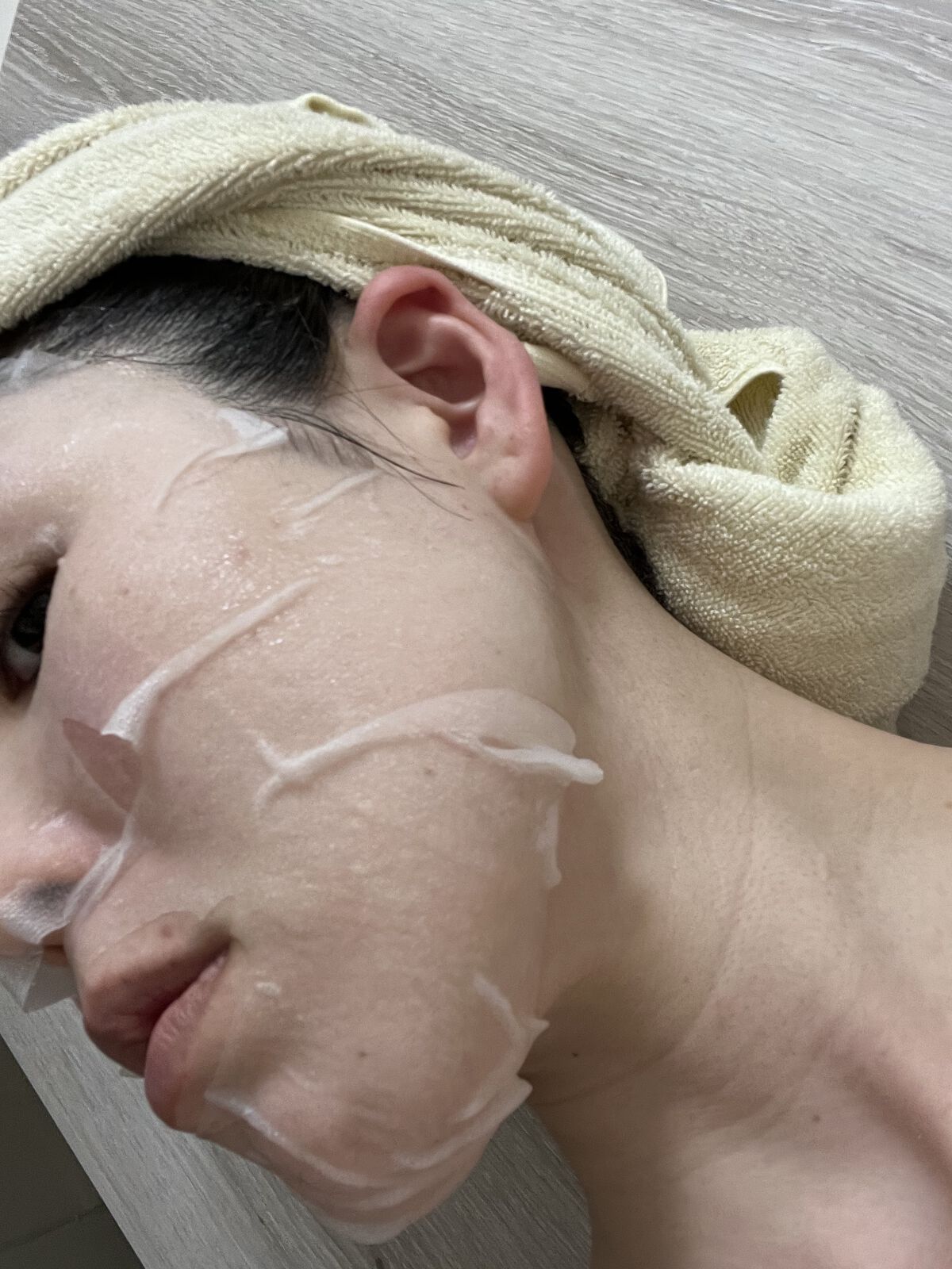 ミノン アミノモイスト すべすべしっとり肌マスク/ミノン/シートマスク・パックを使ったクチコミ（3枚目）