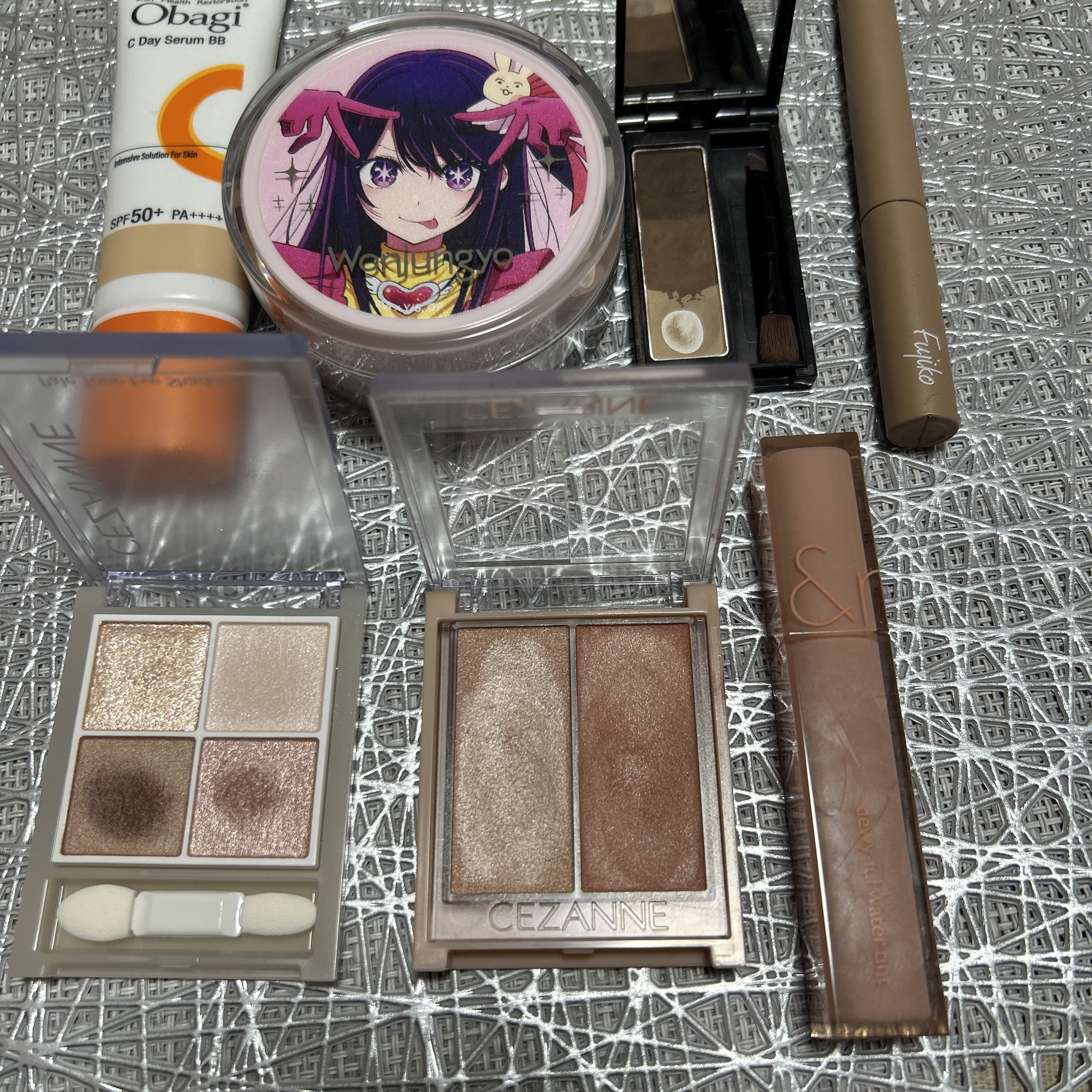 フェイスグロウカラー/CEZANNE/クリームハイライトを使ったクチコミ（2枚目）