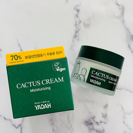 カクタス保湿クリーム/YADAH/フェイスクリームを使ったクチコミ(2枚目)