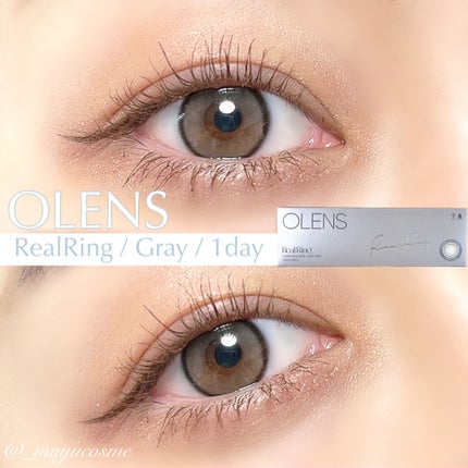 Real Ring 1day/OLENS/ワンデー(1DAY)カラコンを使ったクチコミ(1枚目)