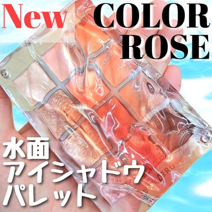水面アイシャドウパレット/COLORROSE/アイシャドウパレットを使ったクチコミ(1枚目)