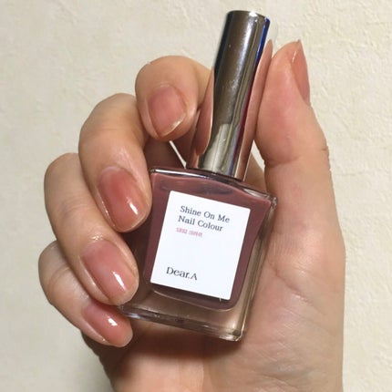シャインオンミーネイルカラー/Dear.A/マニキュアを使ったクチコミ(1枚目)