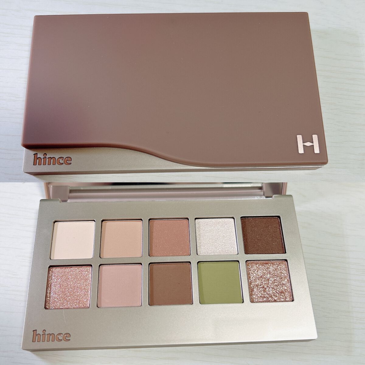 ニューデップスアイシャドウパレット/hince/アイシャドウパレットを使ったクチコミ（2枚目）