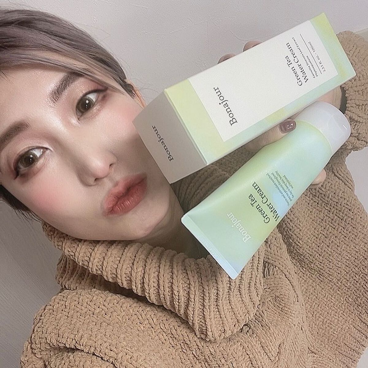 グリーンティーウォーターボム/Bonajour/フェイスクリームを使ったクチコミ(2枚目)