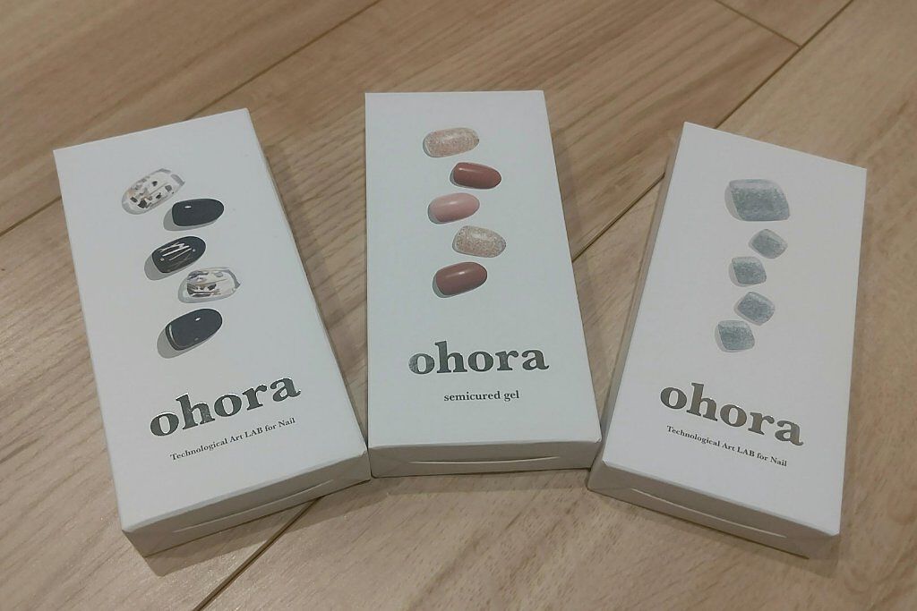 セミキュアジェルネイル（ハンド）/ohora/ネイルシールを使ったクチコミ（1枚目）